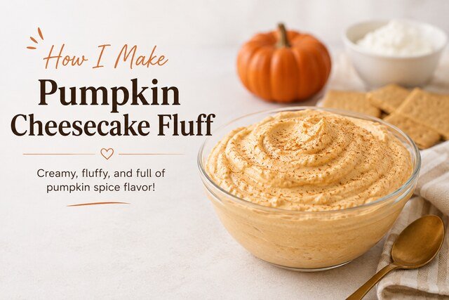 How to make creamy pumpkin cheesecake fluff in a simple dessert recipe