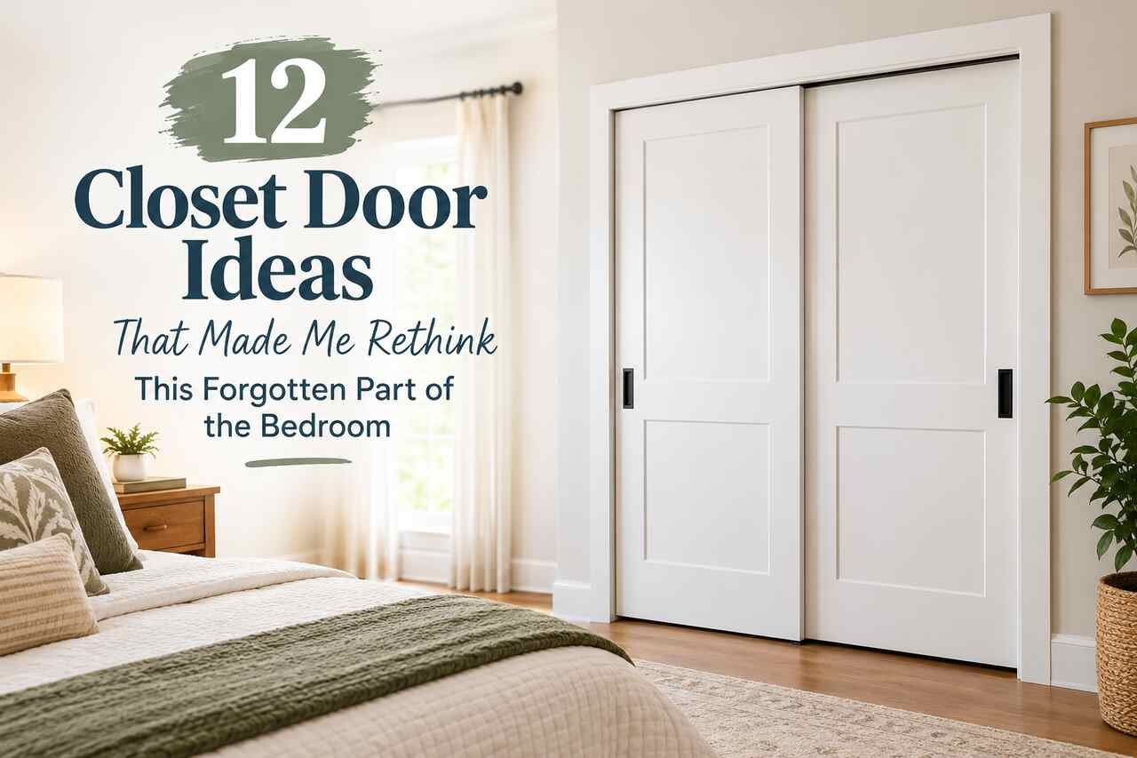 Modern closet door ideas for a stylish bedroom