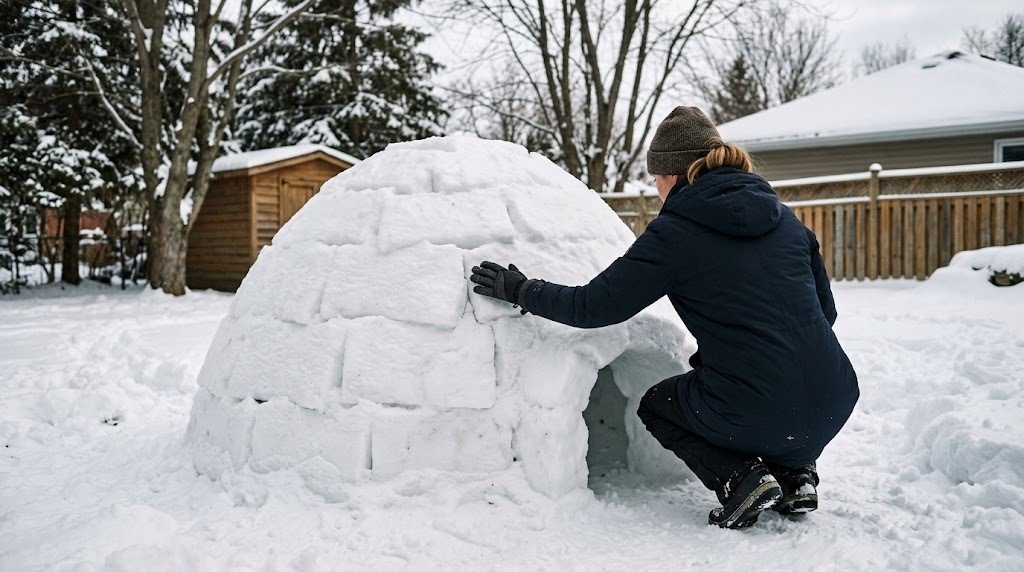 Common mistakes when building a snow igloo