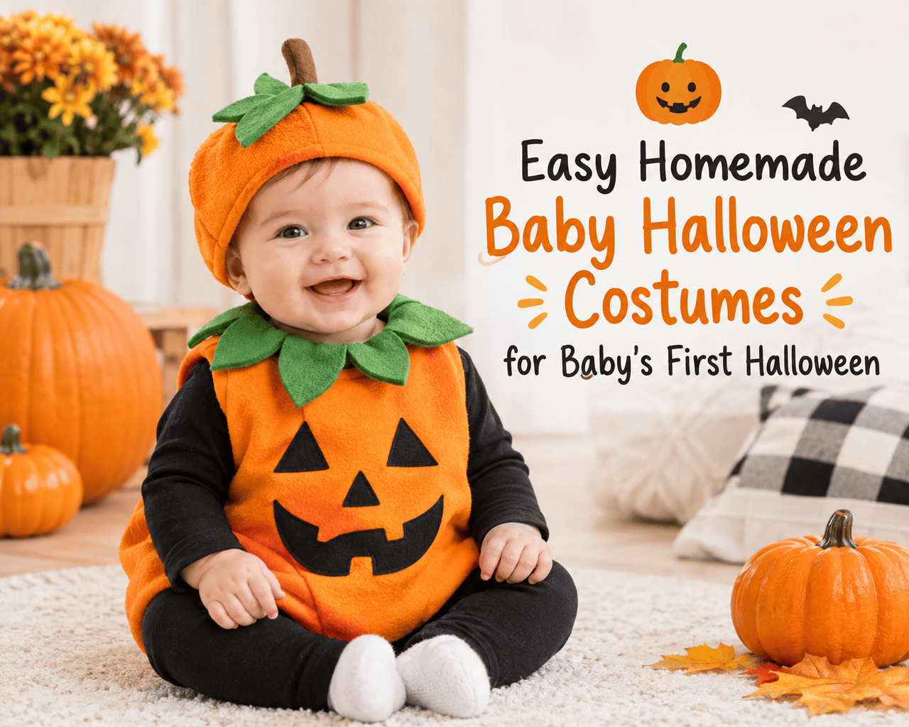 35 easy homemade baby Halloween costumes for baby’s first Halloween