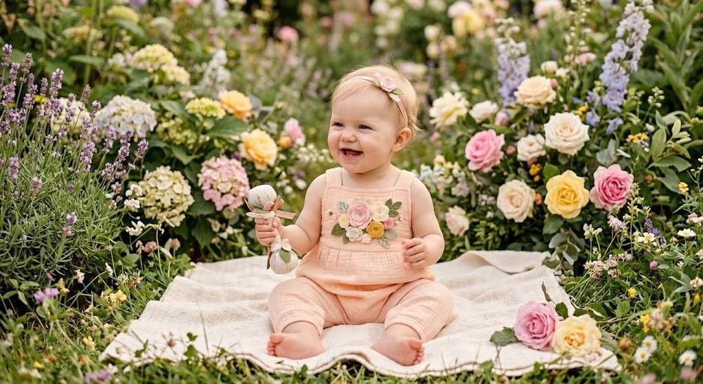 Tiny garden fairy Halloween costume for baby