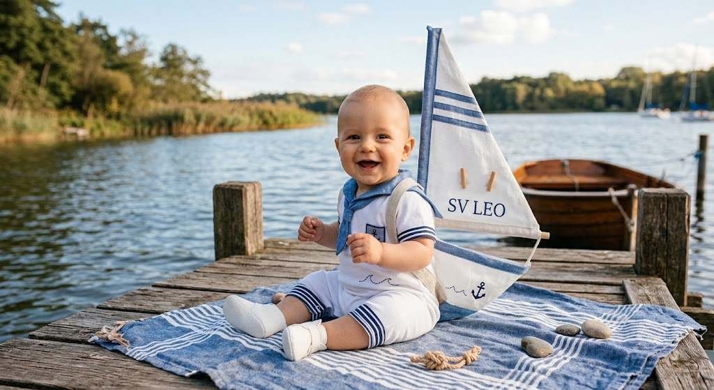 Little sailboat Halloween costume for baby