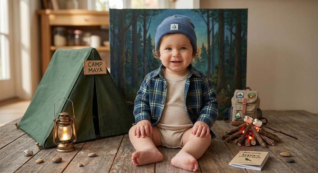 Little camper Halloween costume for baby