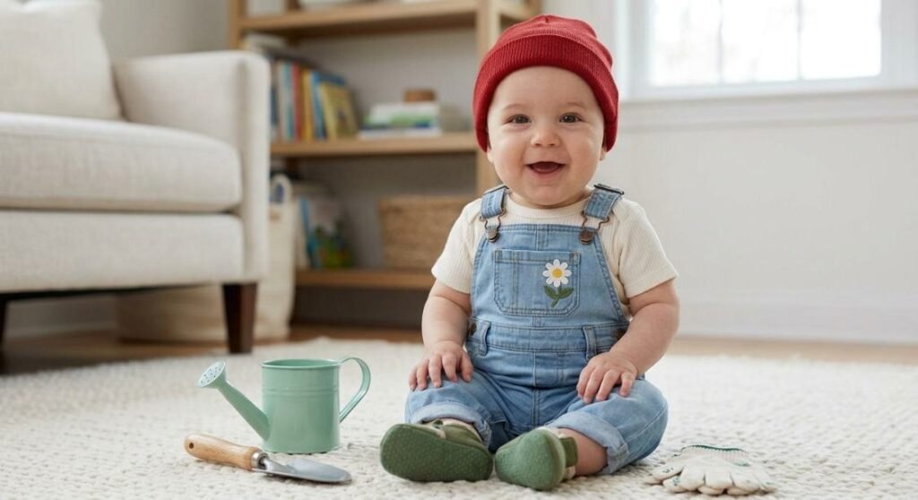 Little gardener Halloween costume for baby