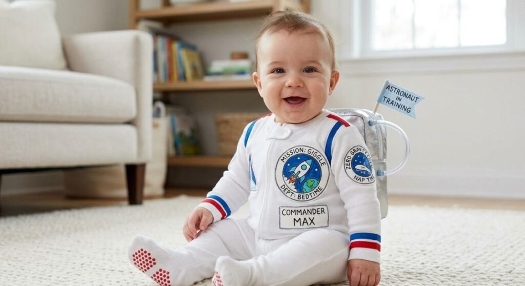 Baby astronaut Halloween costume