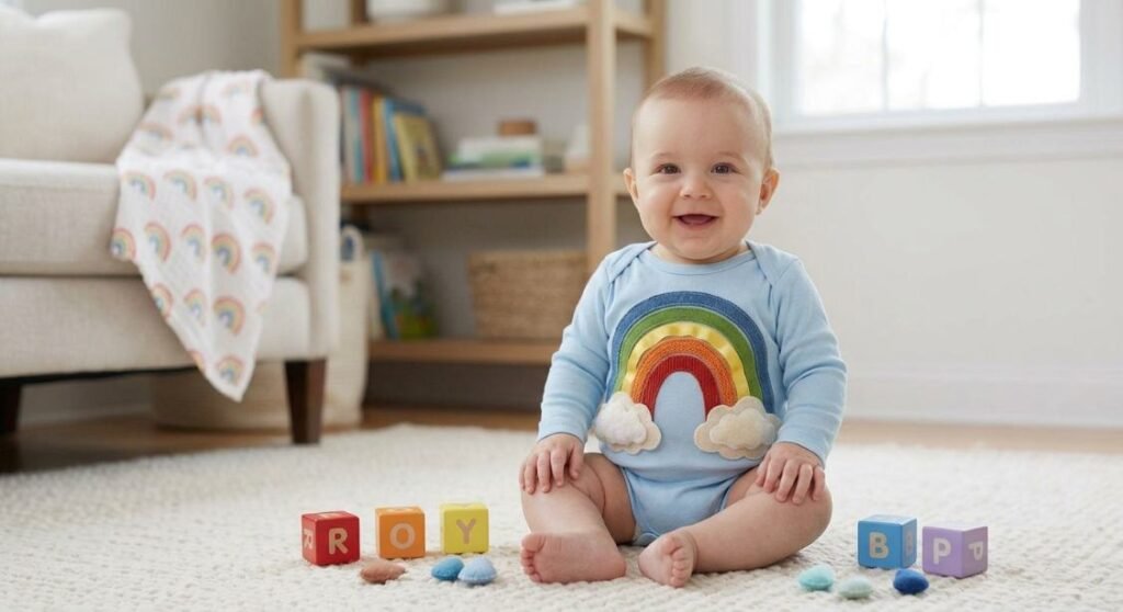 Little rainbow Halloween costume for baby