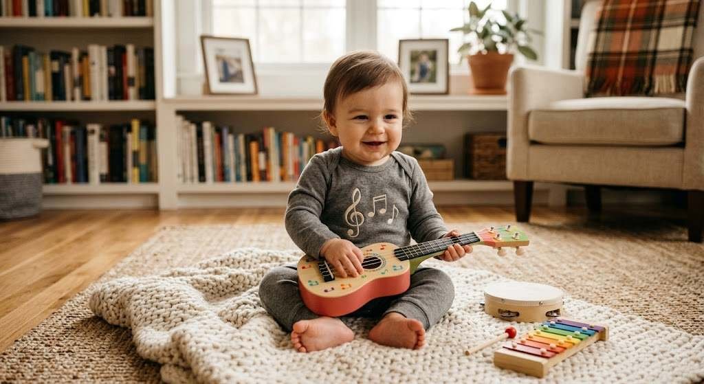 Little musician Halloween costume for baby