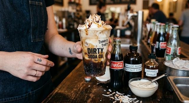 What makes a dirty soda