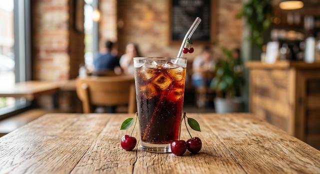 Cherry vanilla cola dirty soda