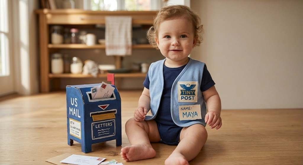 Tiny mail carrier Halloween costume