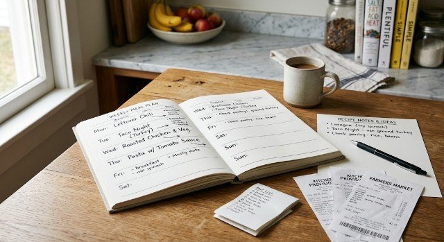 common family meal planning mistakes and an organized meal plan